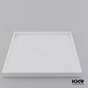 Square Solid Surface Shower Tray KKR-T001-A 