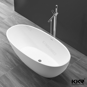 White matte bathtub KKR-B068