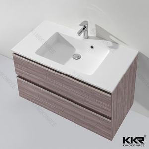 White Solid Surface Cabinet Basins KKR-1221