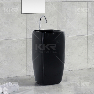 Man Made Stone Pedestal Basin KKR-1391